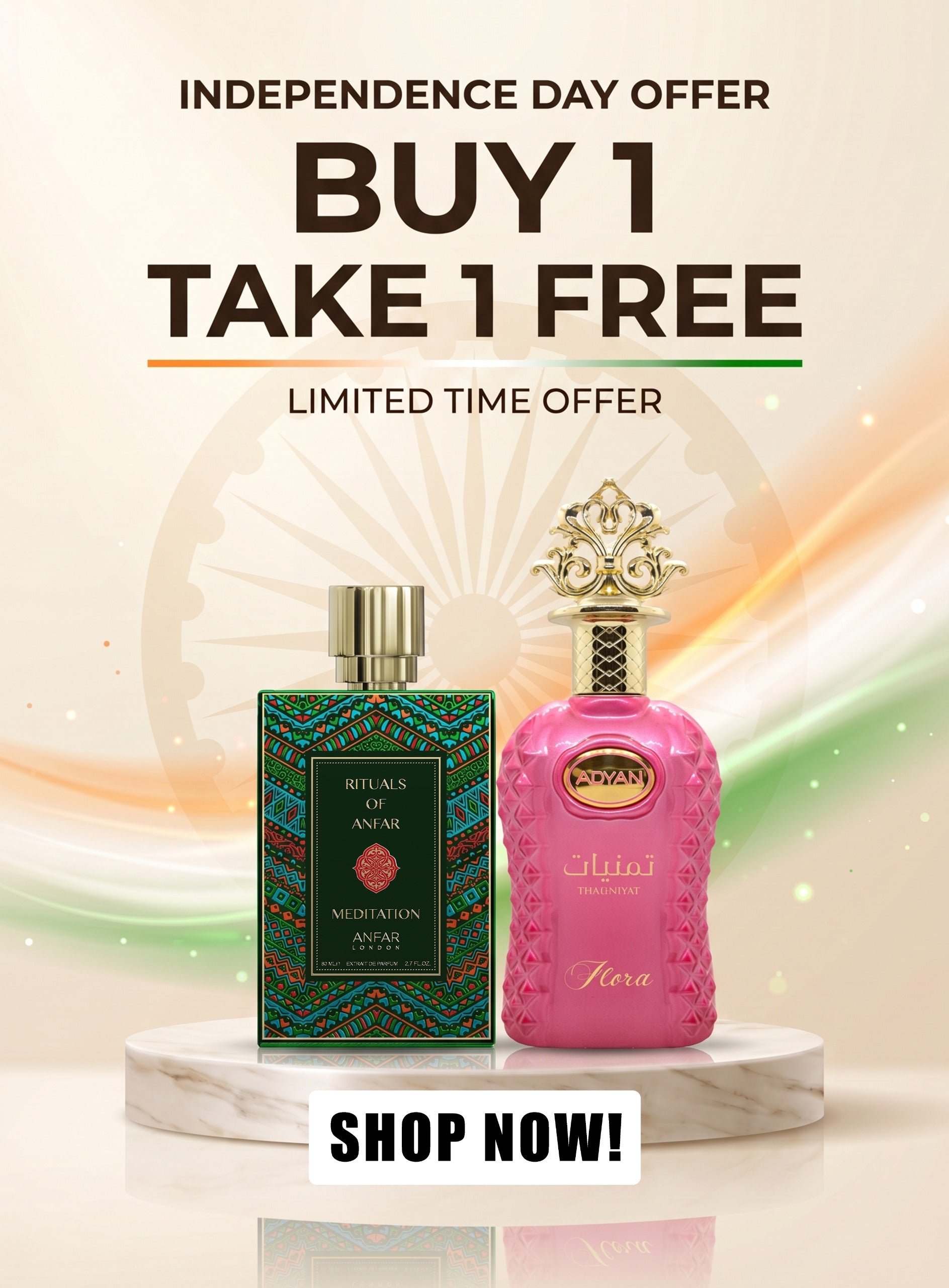 Buy 1 Get 1 Free – Rituals of Anfar Meditation & Thamniyat Flora