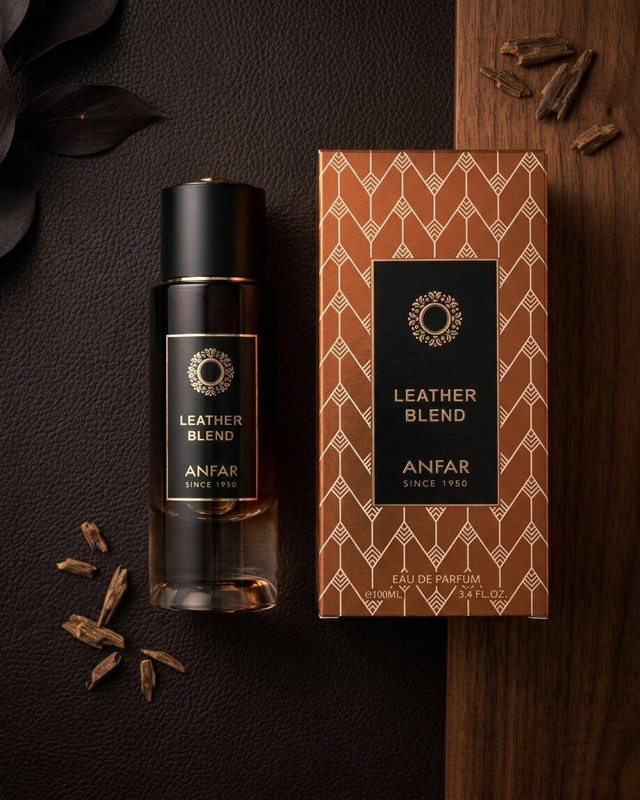 ANFAR Leather Blend Eau De Parfum 100ml | Luxury Long-Lasting Leather Fragrance
