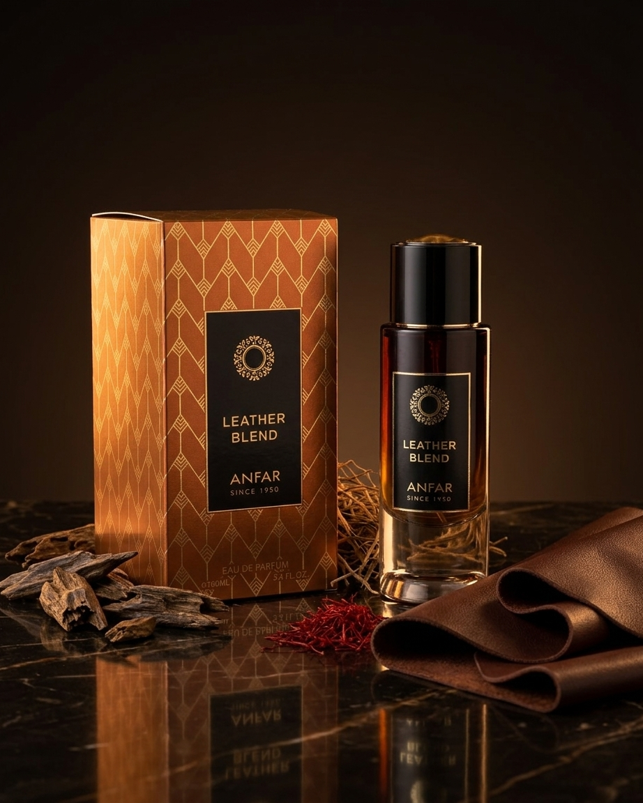 ANFAR Leather Blend Eau De Parfum 100ml | Luxury Long-Lasting Leather Fragrance