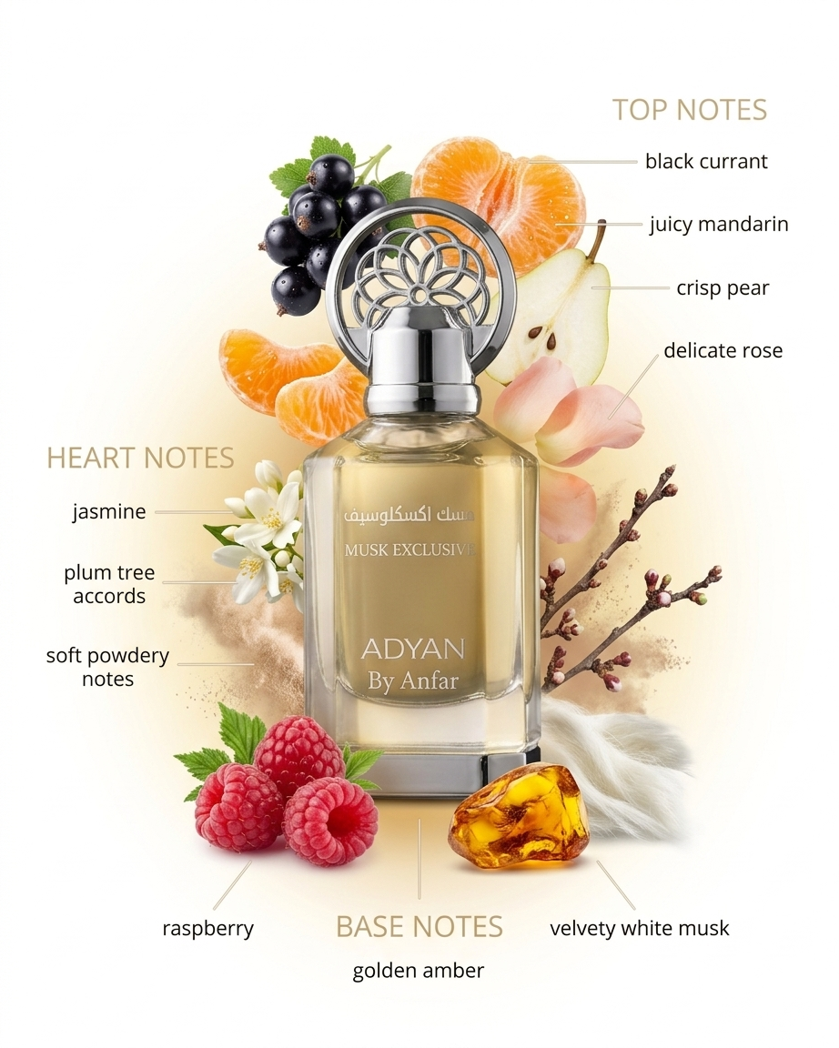 MUSK EXCLUSIVE ADYAN BY ANFAR CONCENTRATED PERFUME OIL 12ML