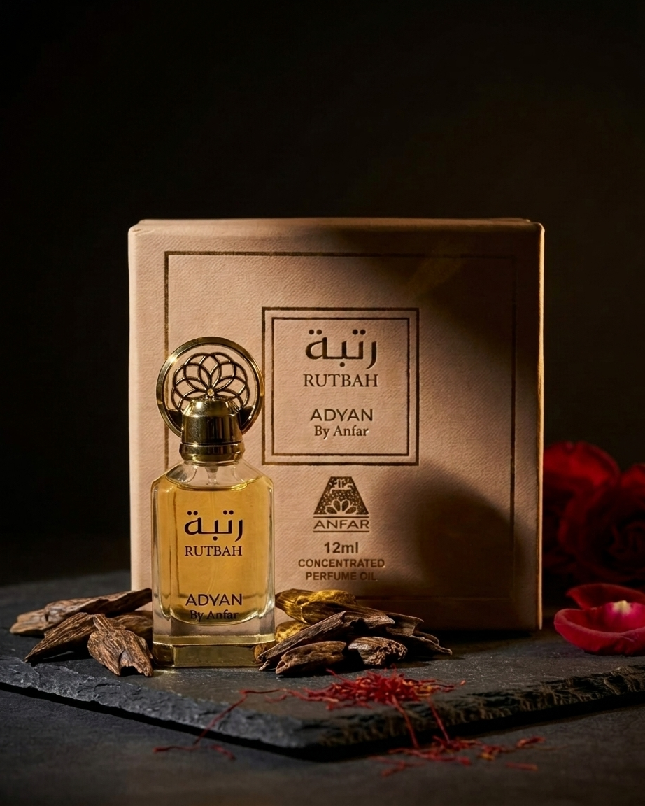RUTBAH ADYAN BY ANFAR CONCENTRATED PERFUME OIL 12 ML