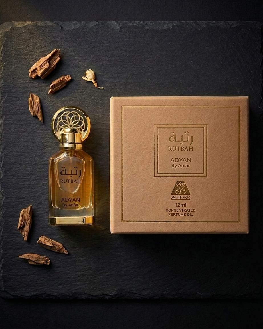 RUTBAH ADYAN BY ANFAR CONCENTRATED PERFUME OIL 12 ML