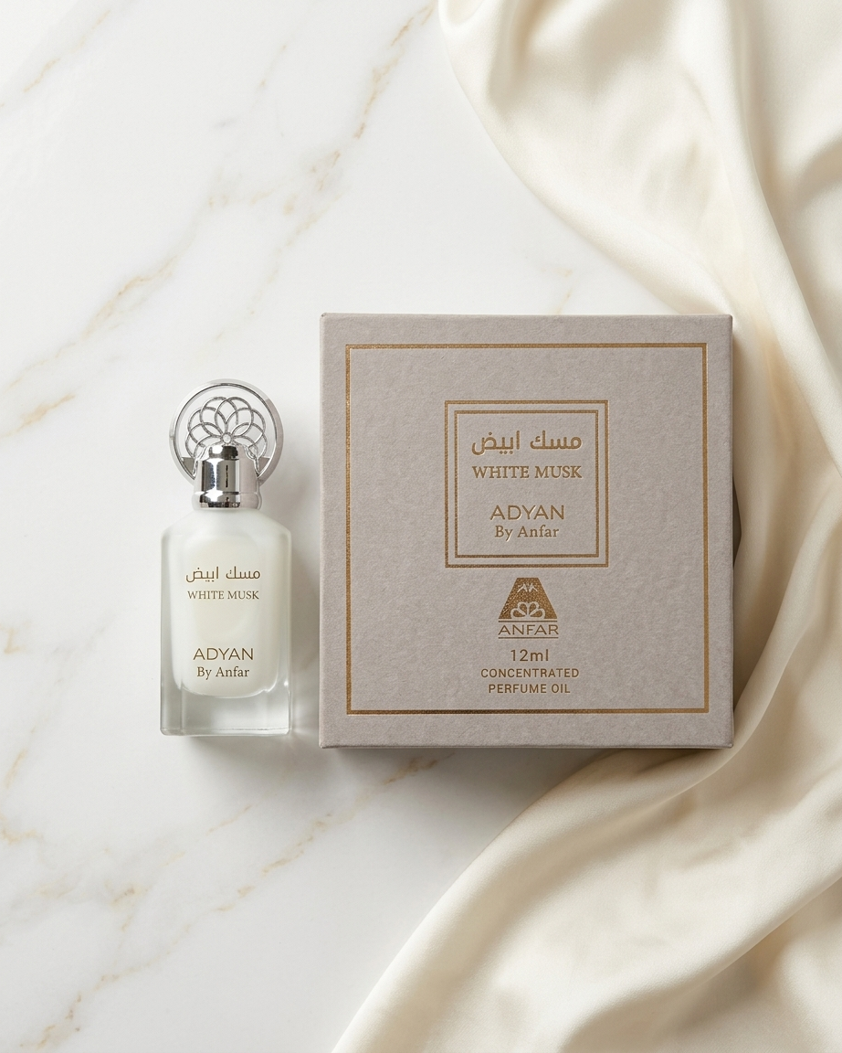 WHITE MUSK ADYAN BY ANFAR CONCENTRATED PERFUME OIL 12ML
