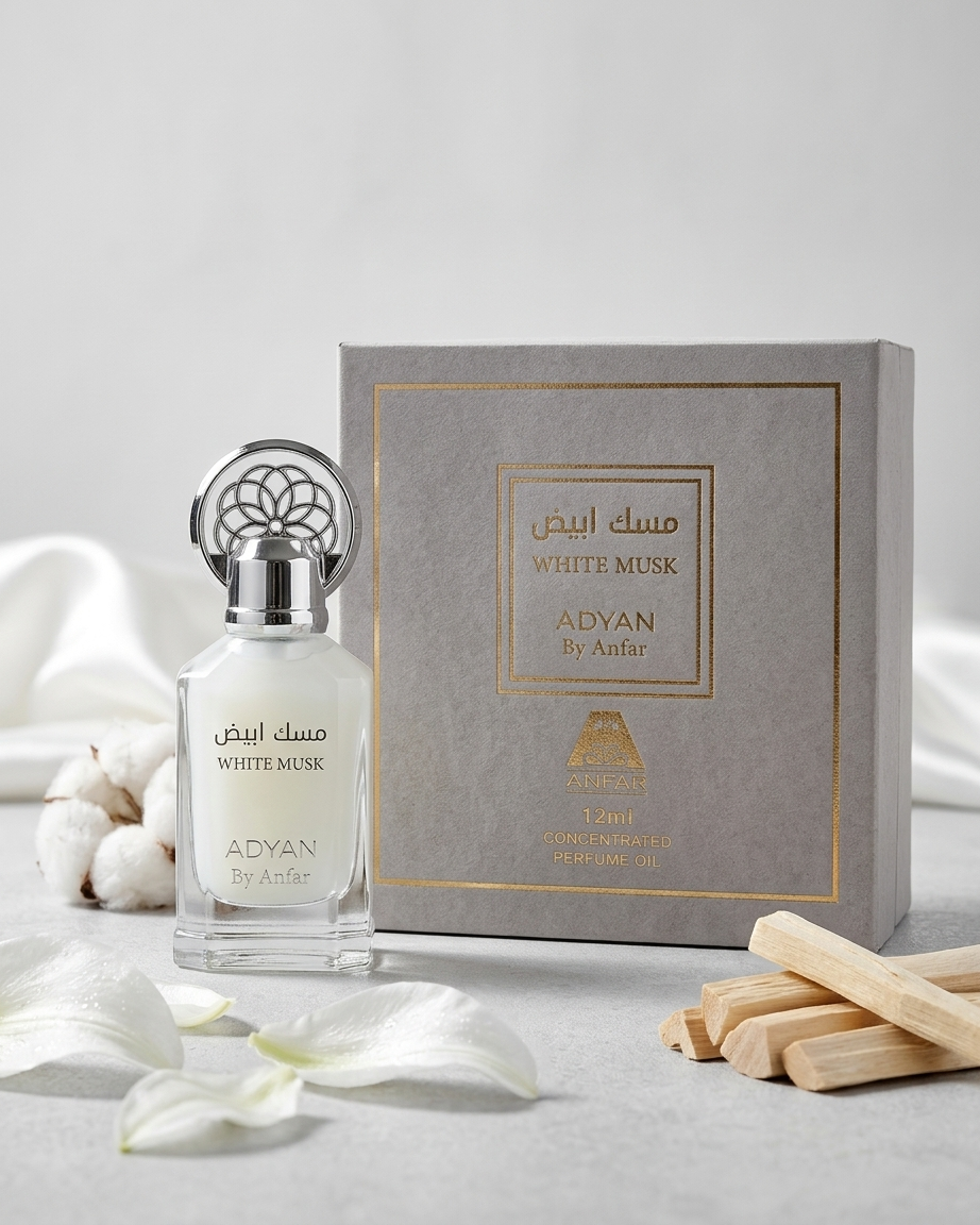 WHITE MUSK ADYAN BY ANFAR CONCENTRATED PERFUME OIL 12ML
