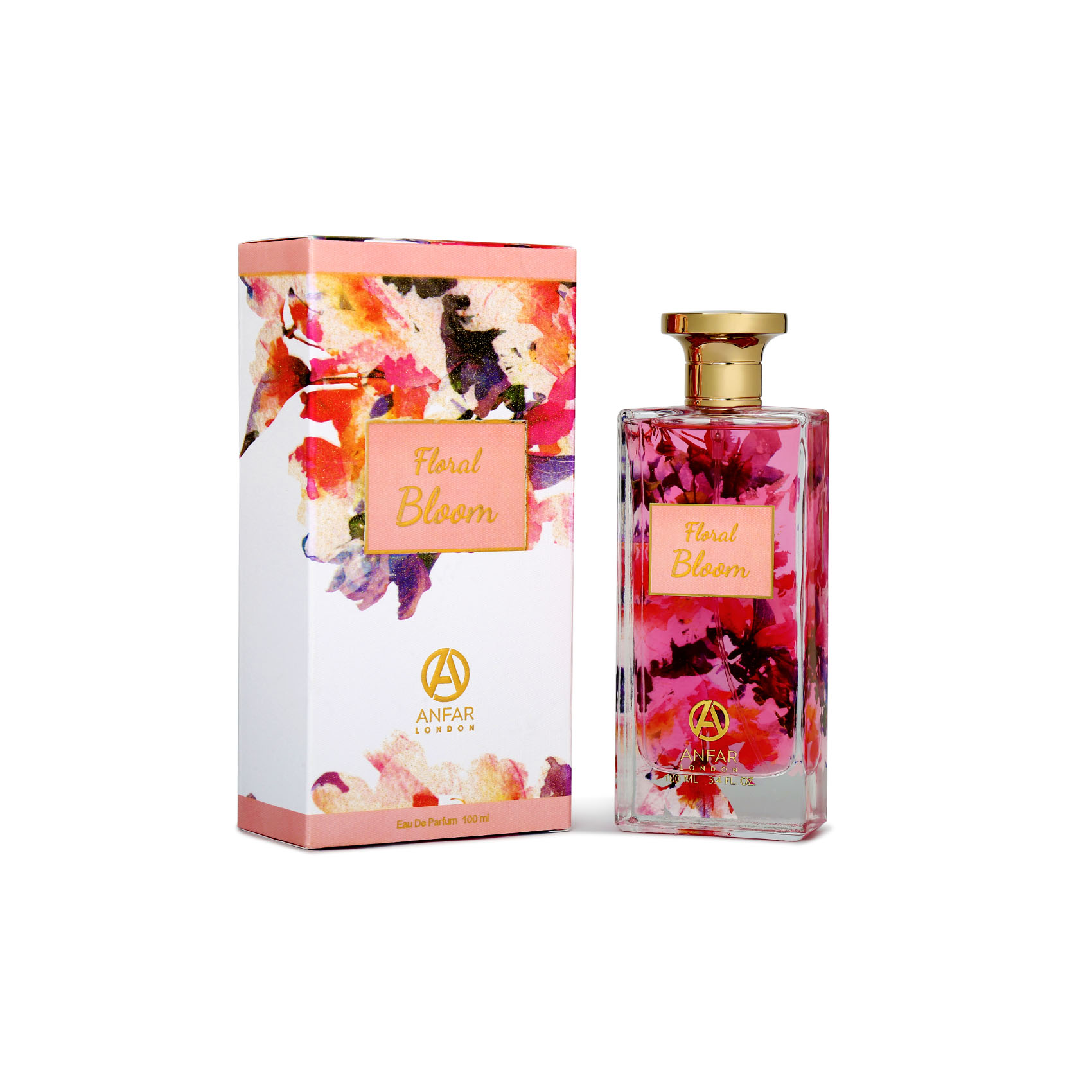 Floral Bloom Eau De Parfum 100ml Perfume For Women  London  By Anfar London - Made In Dubai