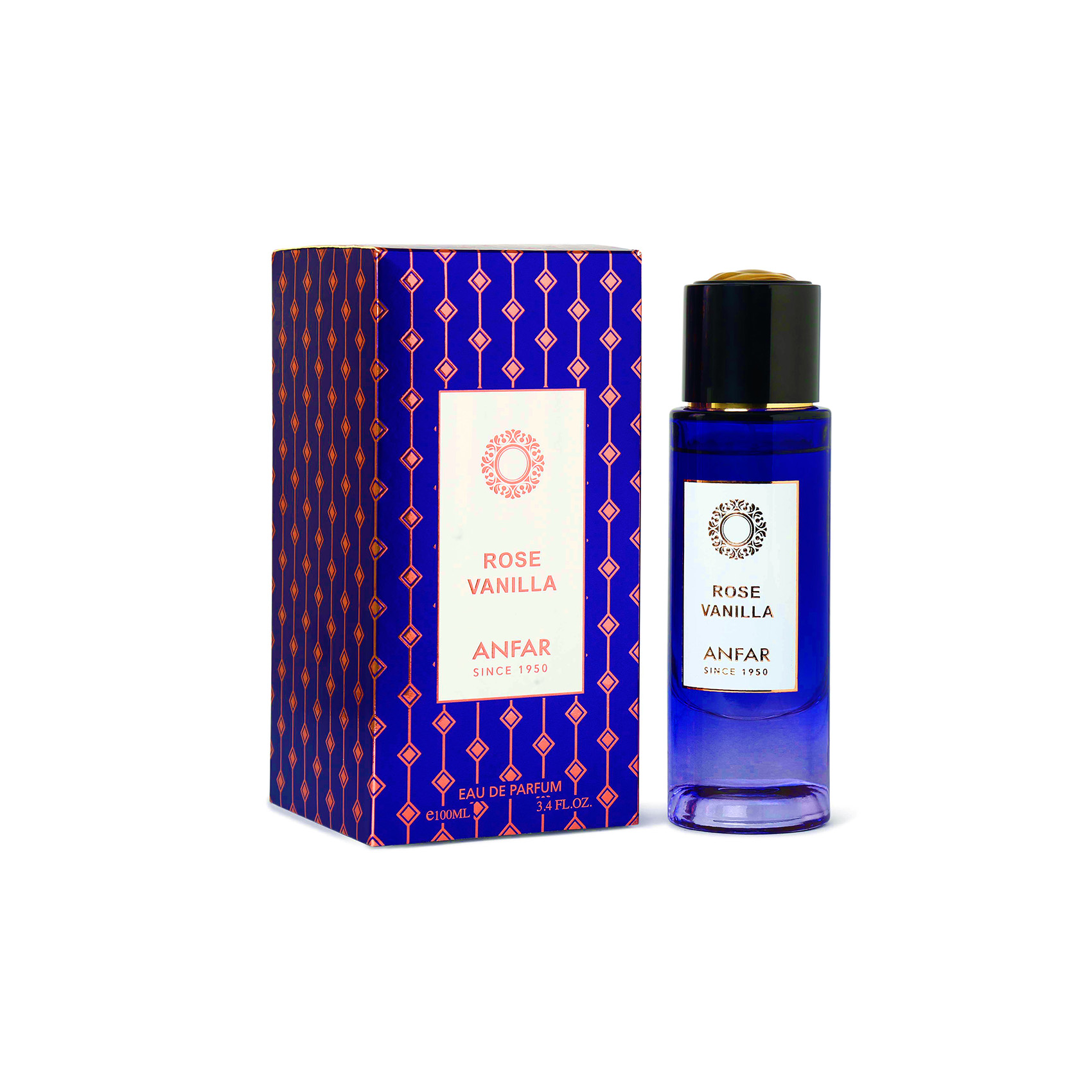 Rose Vanilla Eau De Parfum 100ml Perfume For Men & Women  By Anfar- Made In India