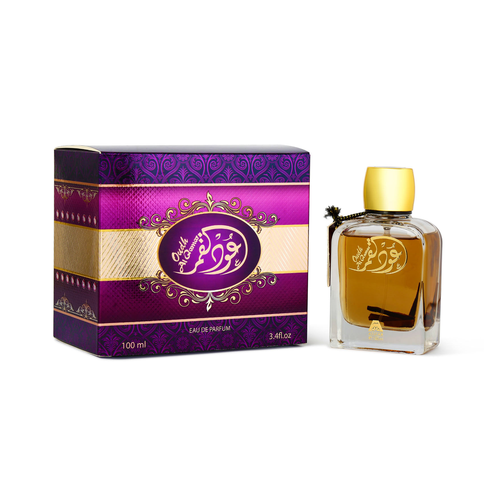 Oud Al Qamar Eau De Parfum 100ml Perfume For Men & Women  By Anfar- Made In Dubai