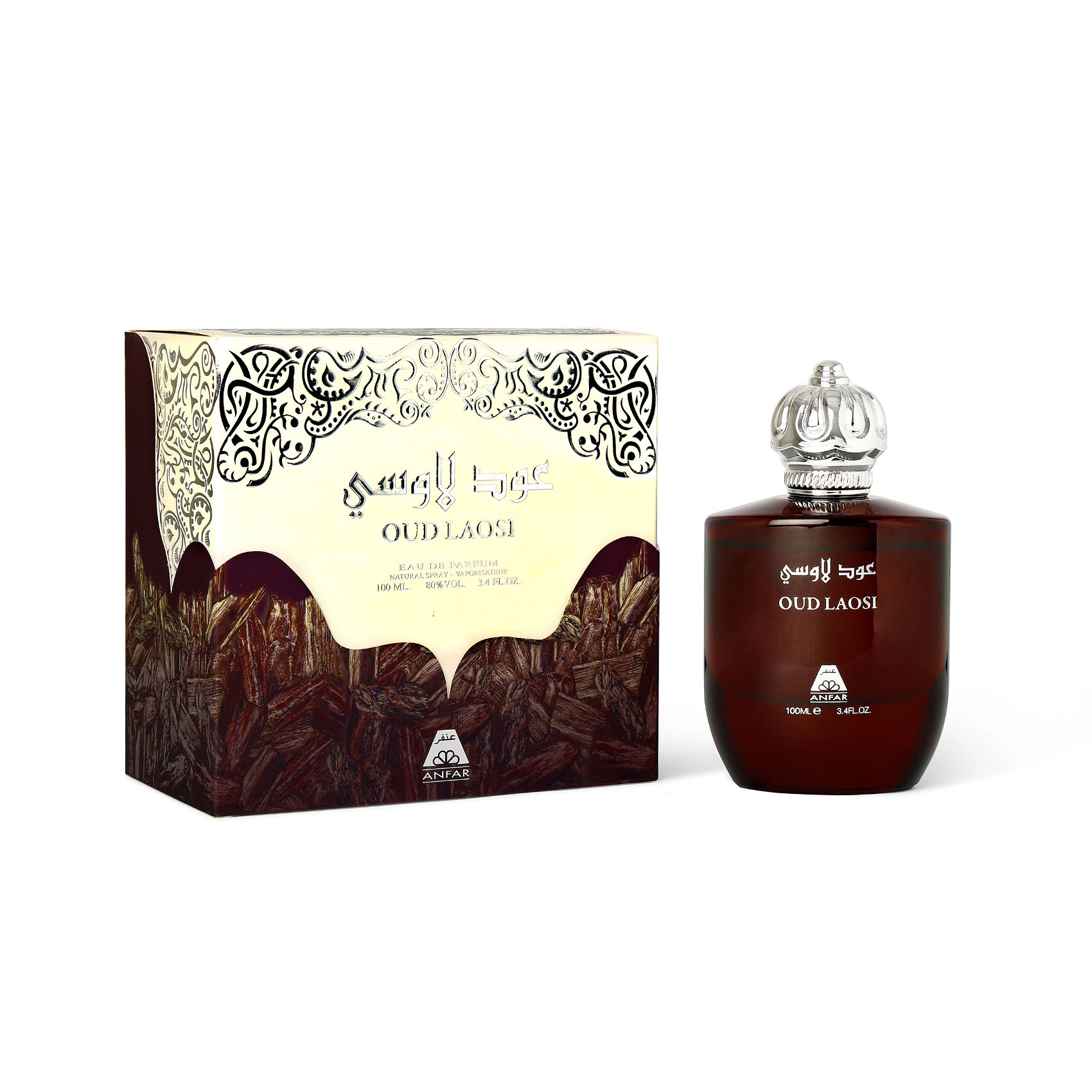 Oud Laosi Eau De Parfum 100ml Perfume For Men  By Anfar- Made In Dubai