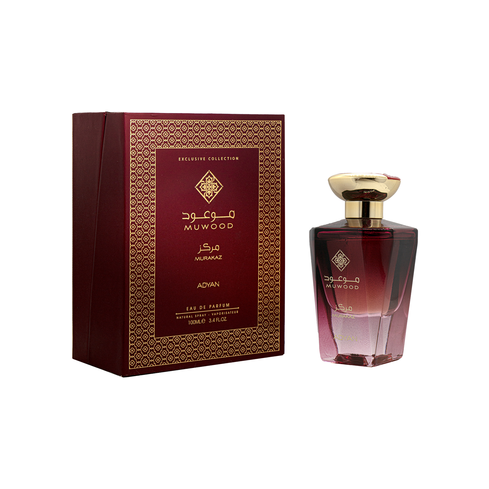 Muwood Murakaz Edp 100 ml Perfume for Men & Women Adyan By Anfar