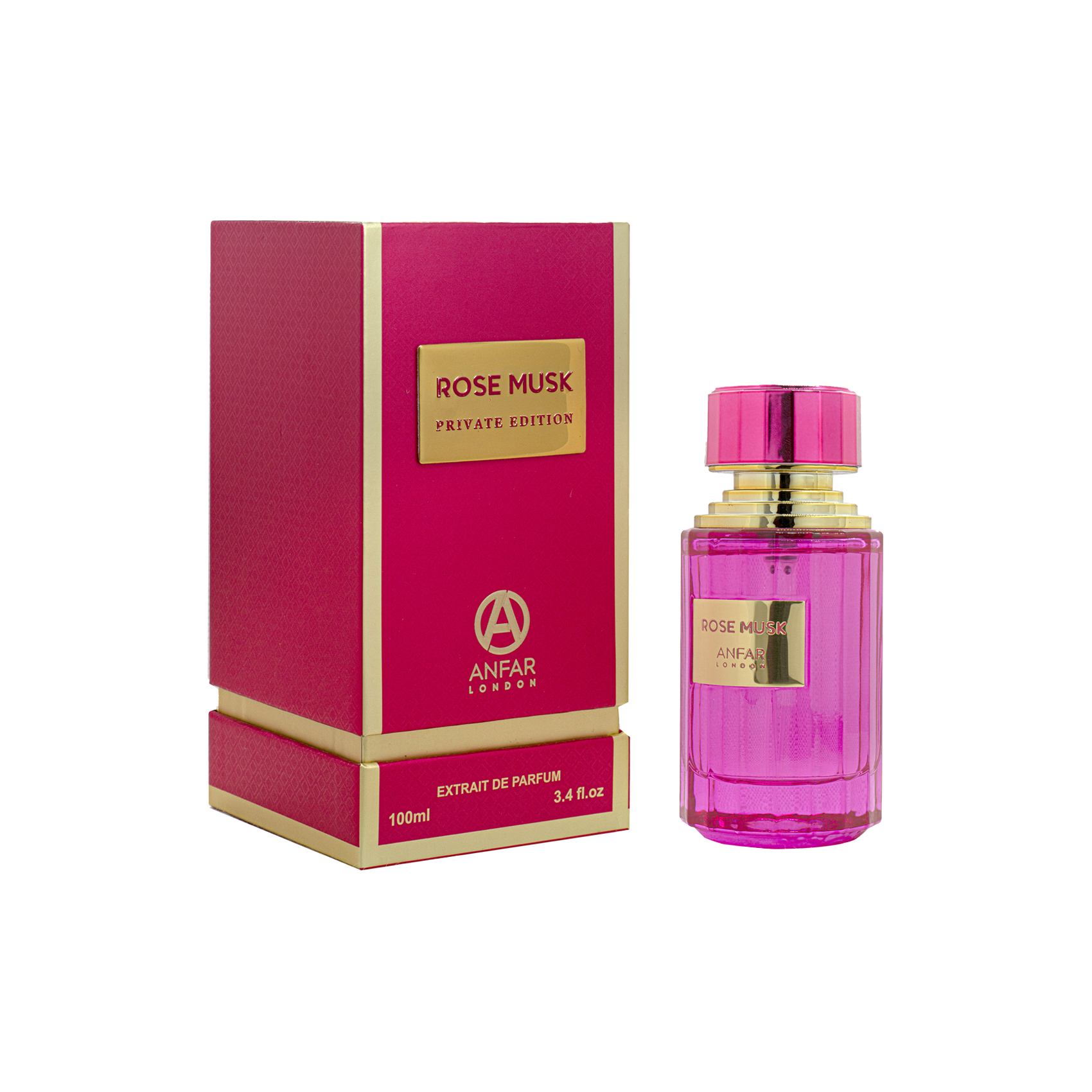 Rose Musk Private Edition Edp 100 ml Perfume For Men & Women By Anfar London